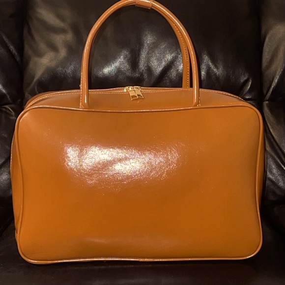 🆕 Top Handle Faux Luxury Leather Square Bag - Picture 7 of 15